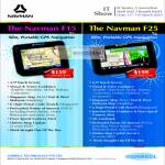Navman F15 F25 GPS Navigation System