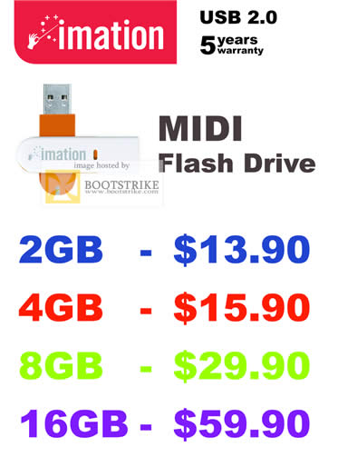 IT Show 2011 price list image brochure of Convergent Imation MIDI Flash Drive USB