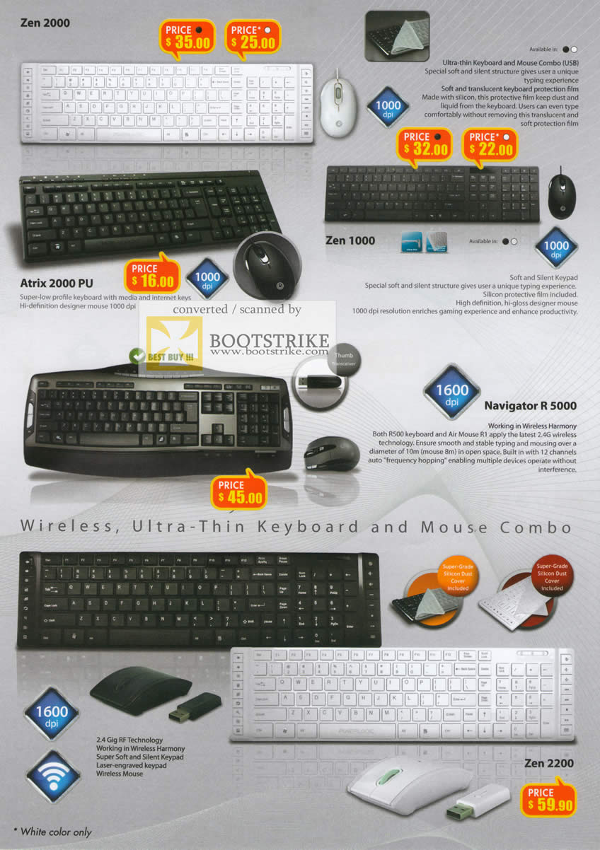 IT Show 2011 price list image brochure of Leapfrog Powerlogic Keyboard Zen 2000 Atrix 2000 Pu Zen 1000 Zen 2200 Wireless Mouse