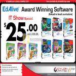 Interactive Kids Software EdAlive Spelling Maths Tables Typing 4Title