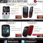 Alcatel Mobile Phones OT-802Y OT-980 OT-710D OT-355D