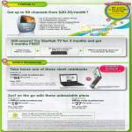 TV 59 Channels Supersize Pack Mobile Broadband MaxMobile SurfLite Acer Aspire Timeline X 38201 ASUS U35F