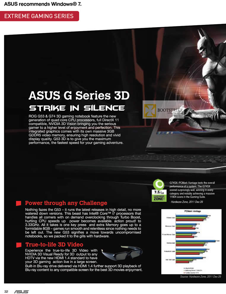 IT SHOW 2012 price list image brochure of ASUS Notebooks ROG G53 G73 3D Gaming Notebooks, Features