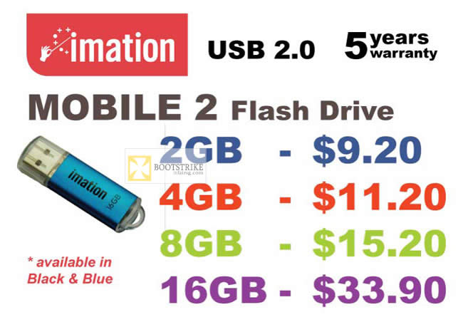 IT SHOW 2012 price list image brochure of Convergent Imation Mobile 2 USB Flash Drive