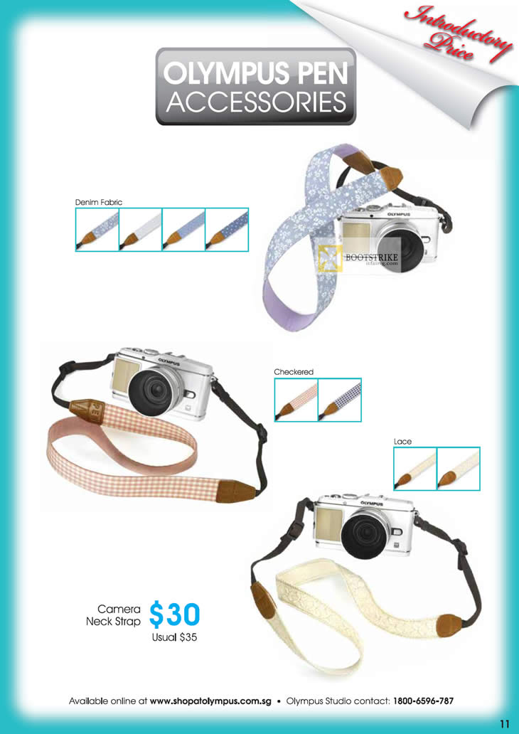 IT SHOW 2012 price list image brochure of Olympus Digital Camera Neck Straps 2