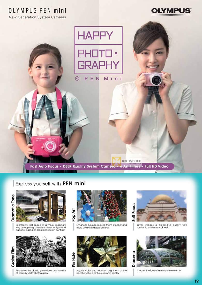 IT SHOW 2012 price list image brochure of Olympus Digital Camera Pen Mini