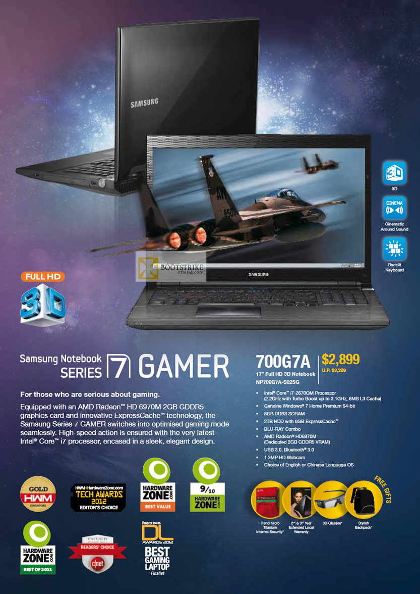 IT SHOW 2012 price list image brochure of Samsung Notebooks Gaming NP700G7A-S02SG