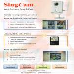 SingCam IPCam Features, 3G, Web Browser