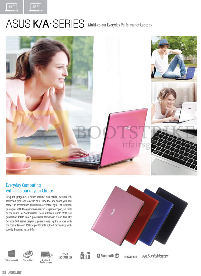 IT SHOW 2013 price list image brochure of ASUS Notebooks K Series