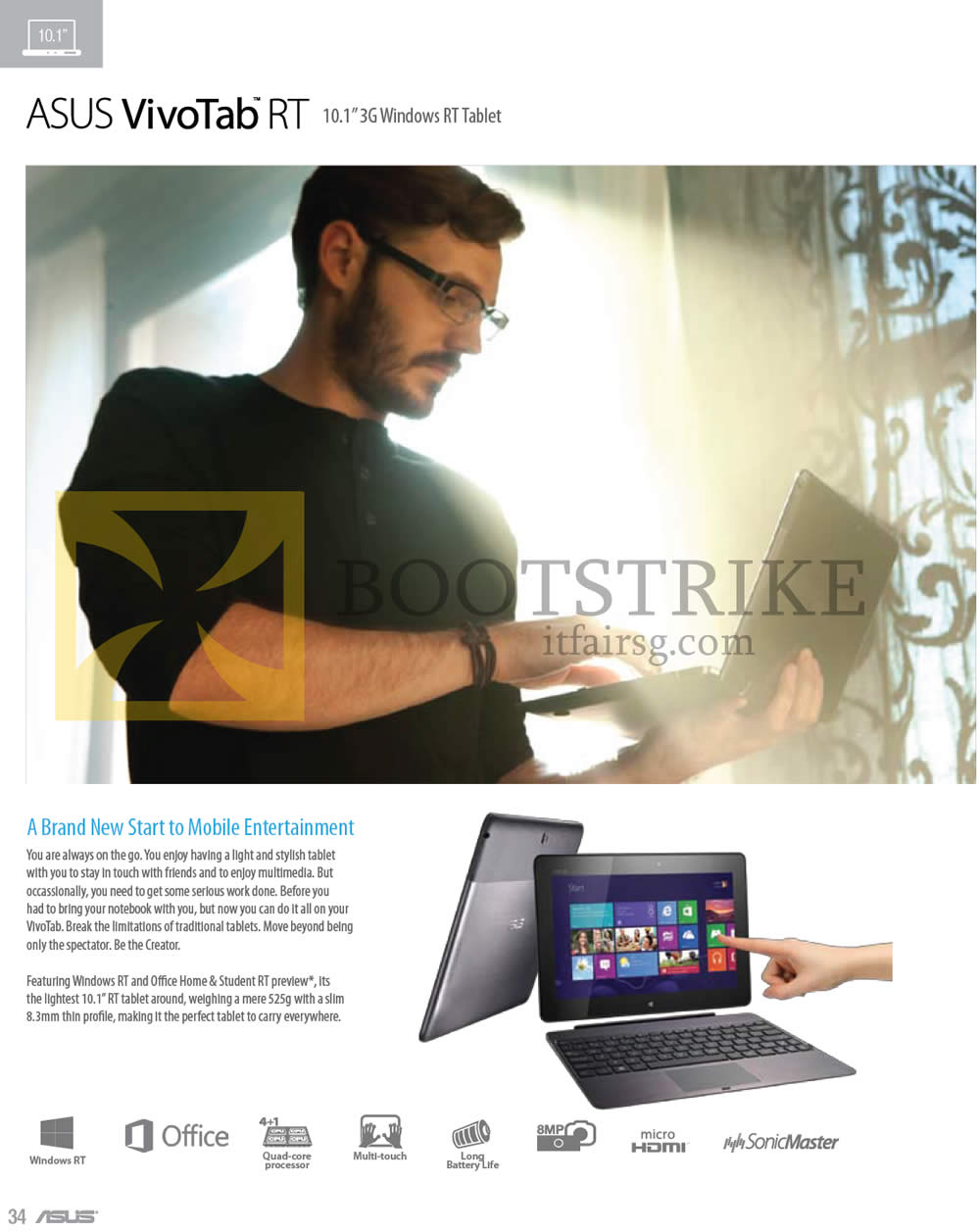IT SHOW 2013 price list image brochure of ASUS Notebooks VivoTab RT Tablet
