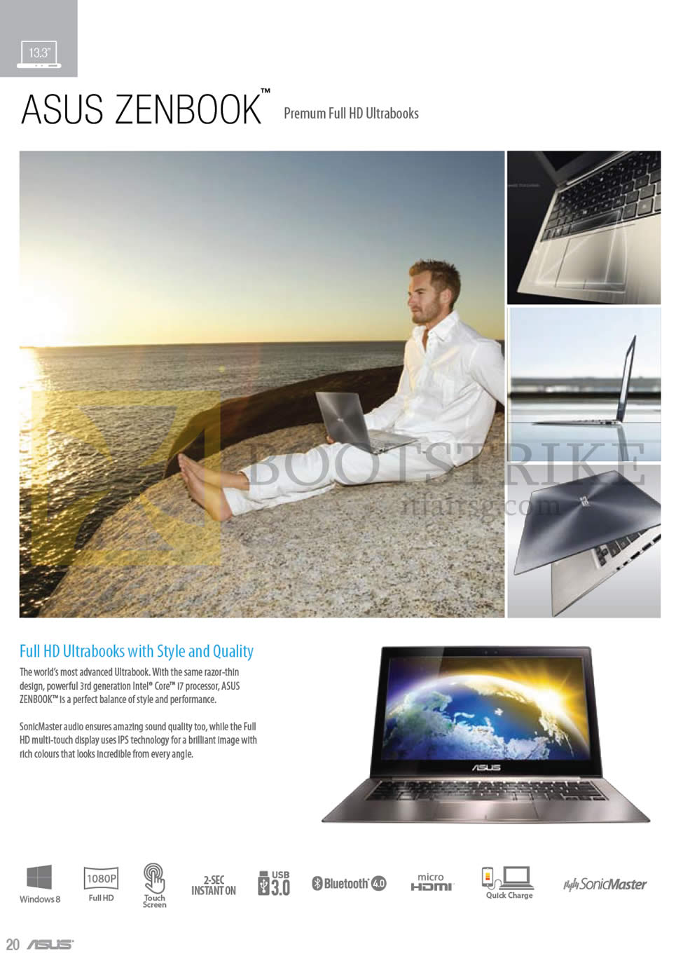 IT SHOW 2013 price list image brochure of ASUS Notebooks Zenbook Ultrabook
