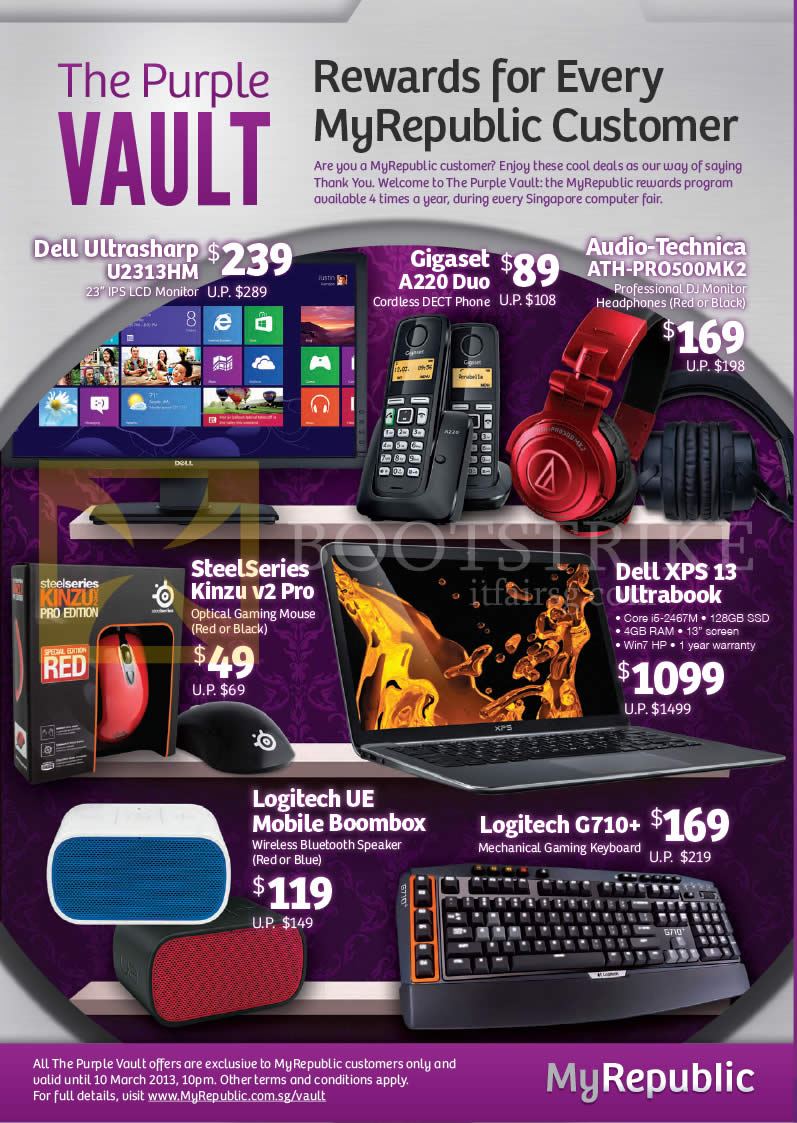IT SHOW 2013 price list image brochure of MyRepublic Purple Vault Rewards