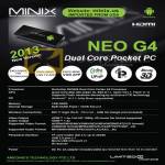 Minix Neo G4 Android Pocket PC Specifications