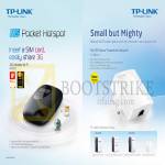 TP-Link M5 Pocket Hotspot 3G Mobile Wi-Fi M5350, AV200 Nano Powerline Adapter TL-PA211