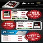Corsair SSD Force Series, Neutrox GTX, Plextor M5 Pro Xtreme