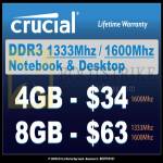 Crucial DDR3 RAM Memory