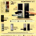 Samsung Mortise Mechanical Override Key Lock Digital Door Lock SHS-6020, SHS-5230 5120 DL22 DL52