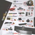 Sonic Gear Speakers Portable Gol Ion, Tatoo 01, Xenon Xfi, Docking Speaker IP6, IP8, Sonic Array 1000