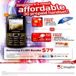 Singtel Mobile Prepaid Hi Card Samsung E3309 Bundle