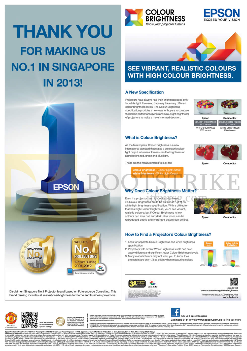 IT SHOW 2014 price list image brochure of Epson Printer Colour Brightness Feature