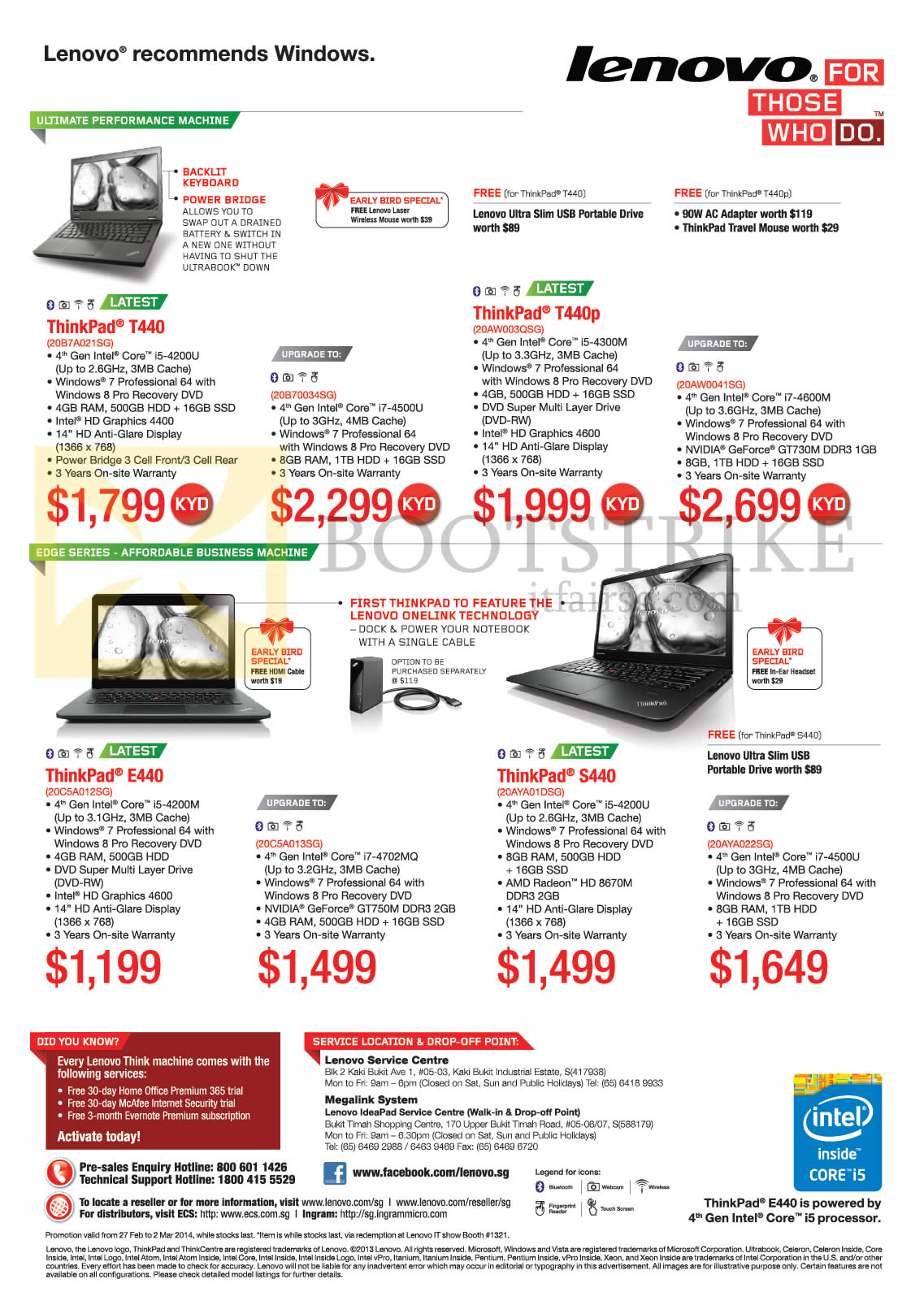 IT SHOW 2014 price list image brochure of Lenovo Notebooks Thinkpad T440 20B7A021SG, 20B70034SG, T440p 20AW003QSG, 20AW0041SG, E440 20C5A012SG, 20C5A013SG, S440 20AYA01DSG, 20AYA022SG