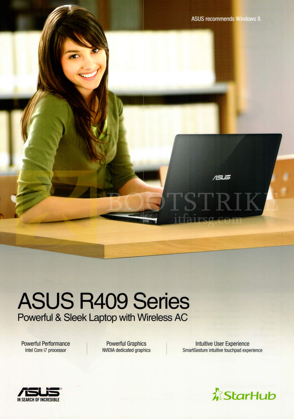 IT SHOW 2014 price list image brochure of Starhub Asus R409 Series Notebook