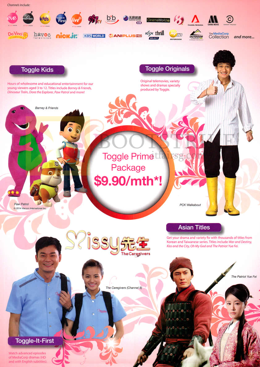 IT SHOW 2014 price list image brochure of Toggle Kids, Originals, Asian Titles, Toggle It First