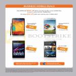 Business Samsung Galaxy Note 3, S4, Z1, HTC One