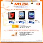 Prepaid Mobile Deals LG Optimus L3 II, Huawei Ascend Y511, Samsung Galaxy Ace 3