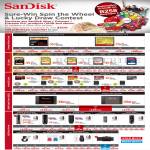 Sandisk Memory Cards (RSP Prices) CompactFlash, MicroSD, SD, SSD Extreme II Ultra Plus, USB Flash Drives