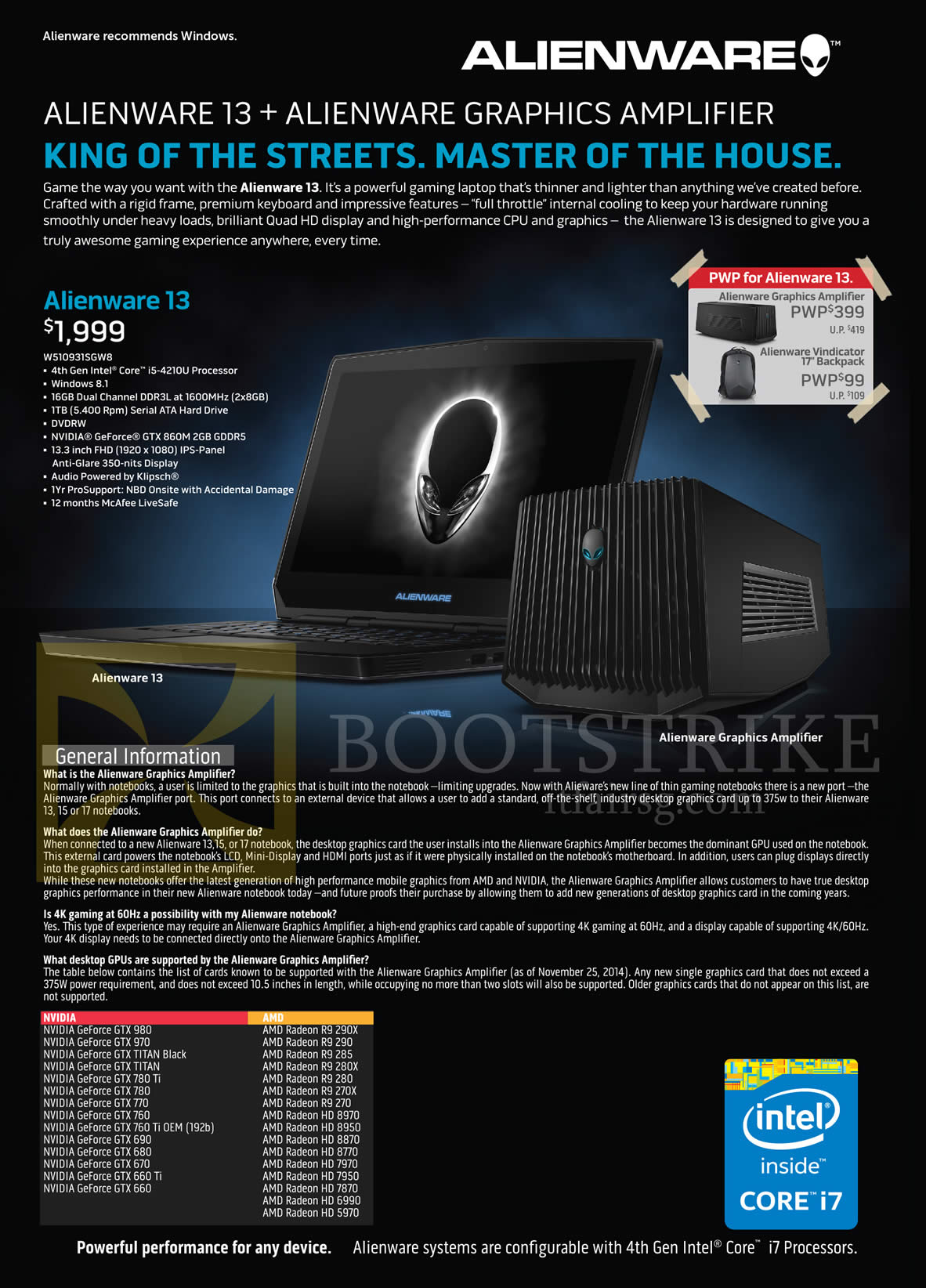 IT SHOW 2015 price list image brochure of Dell Notebook Alienware 13