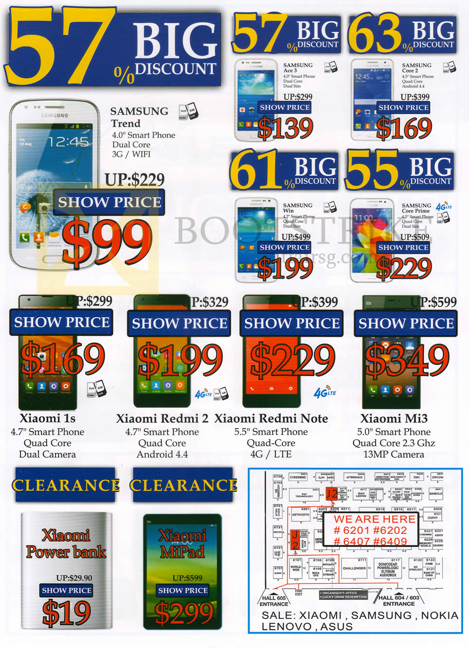 IT SHOW 2015 price list image brochure of J2 Trading Mobile Phones, Power Banks, MiPad, Samsung Trend, Ace 3, Core 2, Win, Core Prime, Xiaomi 1s, Redmi 2, Redmi Note, Mi3