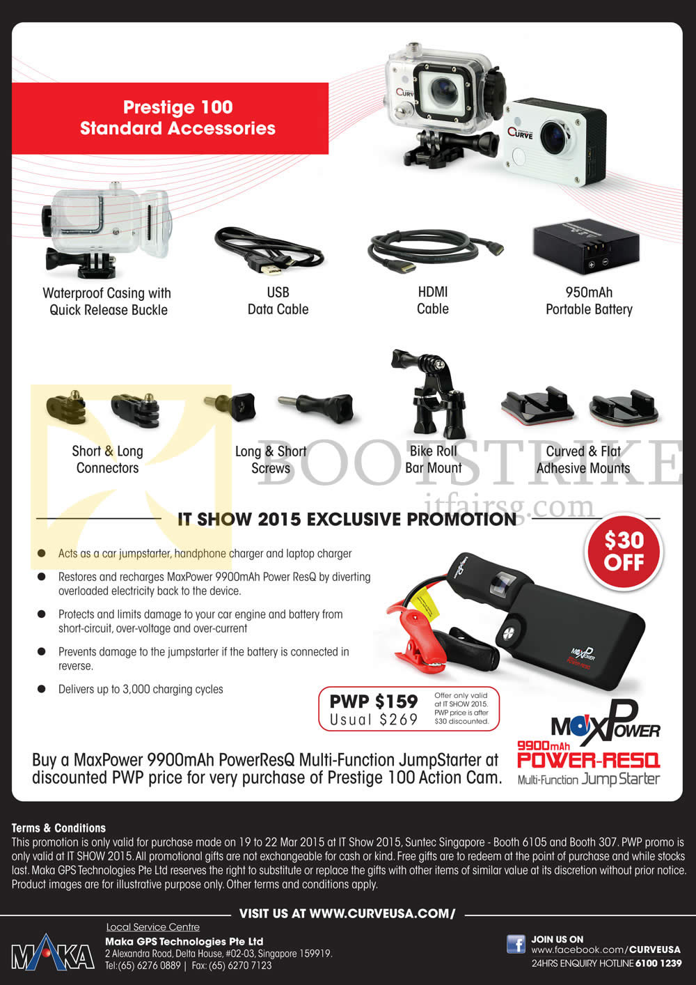 IT SHOW 2015 price list image brochure of Maka GPS Marbella Prestige 100 Accessories