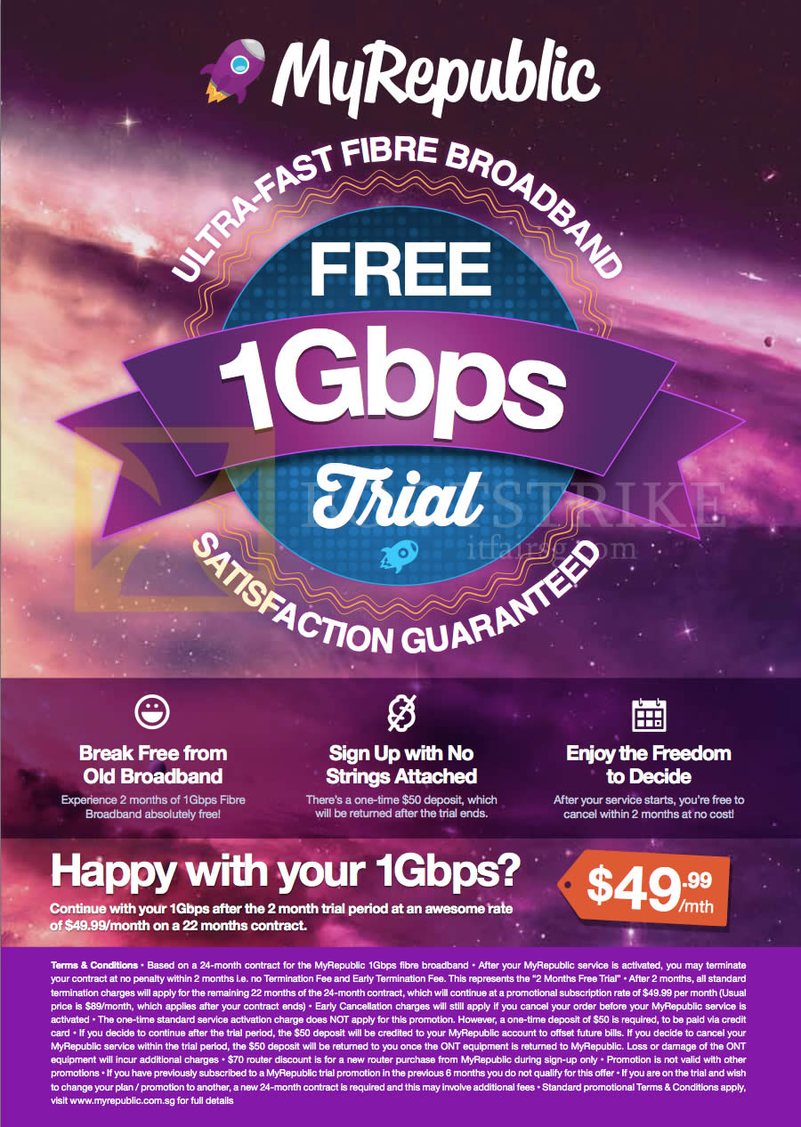 IT SHOW 2015 price list image brochure of MyRepublic 1Gbps Free Trial