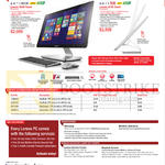 AIO Desktop PCs A540 Touch, A740 Touch, Warranty Options