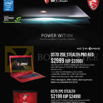 Newstead Notebooks GS70 2QE Stealth Pro Red, GS70 2PC Stealth