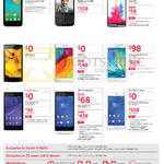 Mobile Phones Alcatel Onetouch Pop S3, BlackBerry CLASSIC, LG G3, OPPO Neo 5, R5, Samsung GALAXY A3, Sony Xperia C3, Z3, Z3