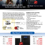 Storage My Cloud Business Series NAS, DL2100, 4TB, 8TB, 12TB, DL4100, 8TB, 16TB, 24TB, Free Power Bank