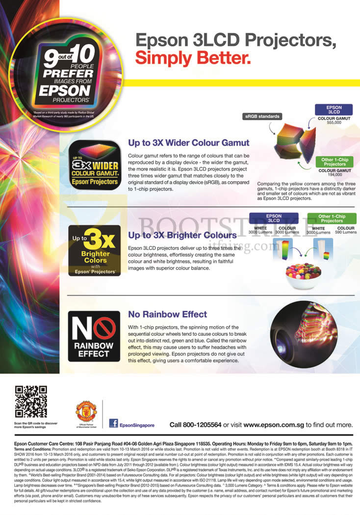 IT SHOW 2016 price list image brochure of Epson Projectors Features