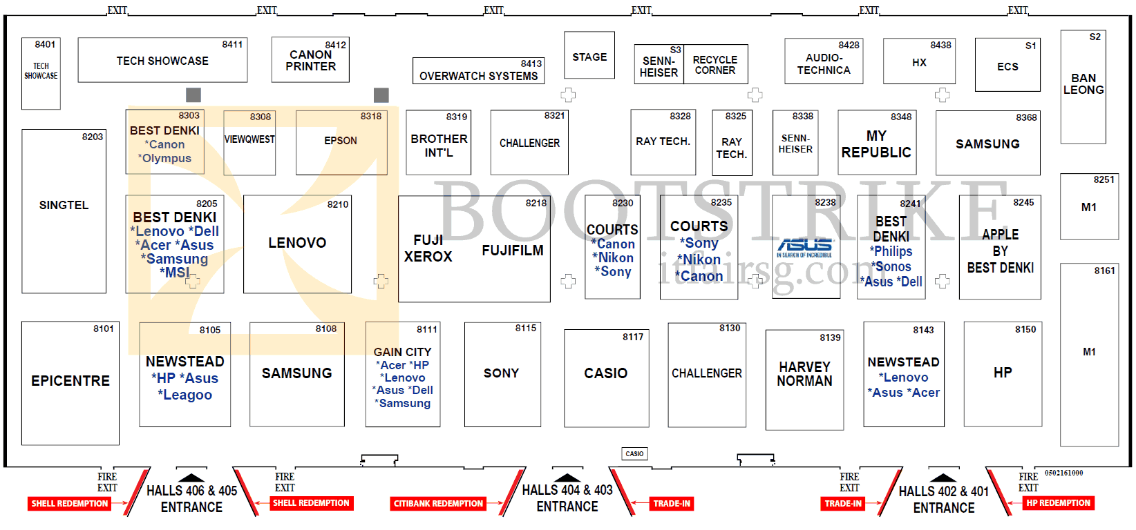 IT SHOW 2016 price list image brochure of Floor Plan Map Level 4, Suntec IT SHOW 2016