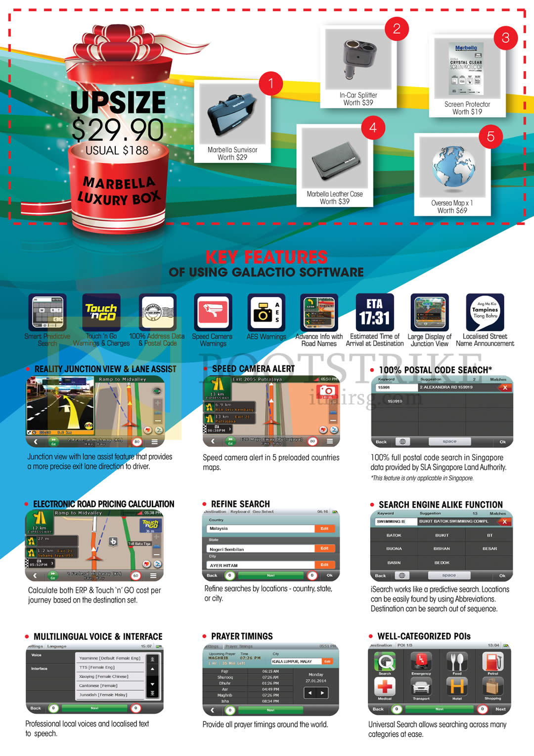 IT SHOW 2016 price list image brochure of Maka GPS Marbella Galactio Software, Luxury Box