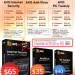 Internet Protection AVG Internet Security, Anti-Virus, PC TuneUp