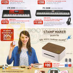 Music Keyboards, Stamp Maker, CTK-1200, 4400, 6250, PX-360M