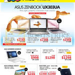 Notebooks ASUS Zenbox UX303UA, UX305CA, X556UA-XX033T, K501