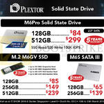 Plextor SSD M6Pro, M.2 M6GV SSD, M6S Sata III, 128GB, 256GB, 512GB