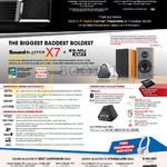 Speaker Systems Sound Blaster X7, E-MU XM7