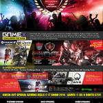 Gamex Garena Campus League Finals, Nvidia VR Zone, Logitech Racing, ASUS ROG 4K