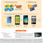Prepaid Free Top Up Card, Mobile Deals, Samsung Galaxy J1 Ace, Xiaomi Redmi 2 Enhanced, Mi 4I, HTC Desire 626