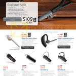 Bluetooth Headsets Explorer 500, Voyager Edge, Legend, M70, M55, 50, 10