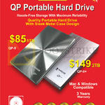 System Tech Ranger QP Portable Hard Drive QP-II, QP-II Plus 1TB 2TB